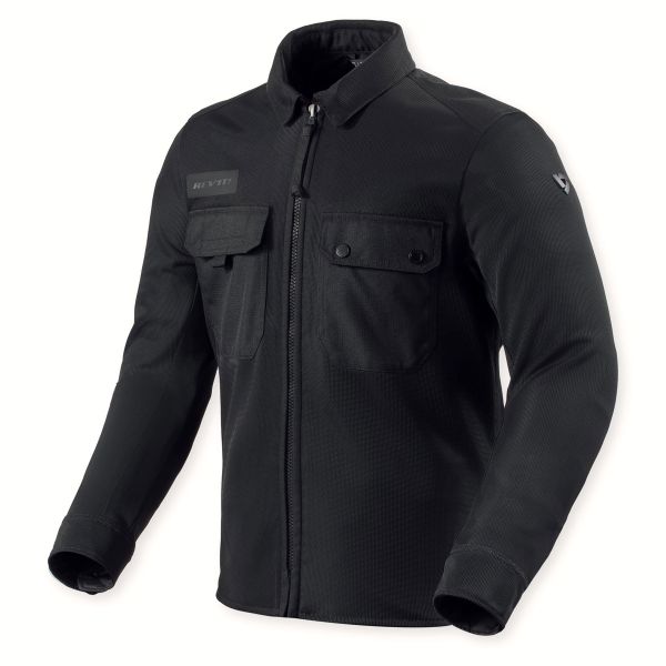Motorcycle Jackets REV'IT Overshirt Tracer Air 3 Black