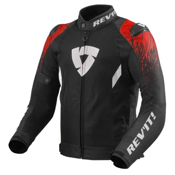 Motorcycle Jackets REV'IT Quantum 2 Air Black Red Motorcycle Jackets REV'IT Quantum 2 Air Black Red