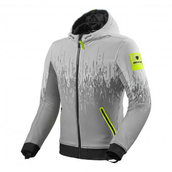 Motorcycle Jackets REV'IT Quantum 2 WB Light Grey Neon Yellow