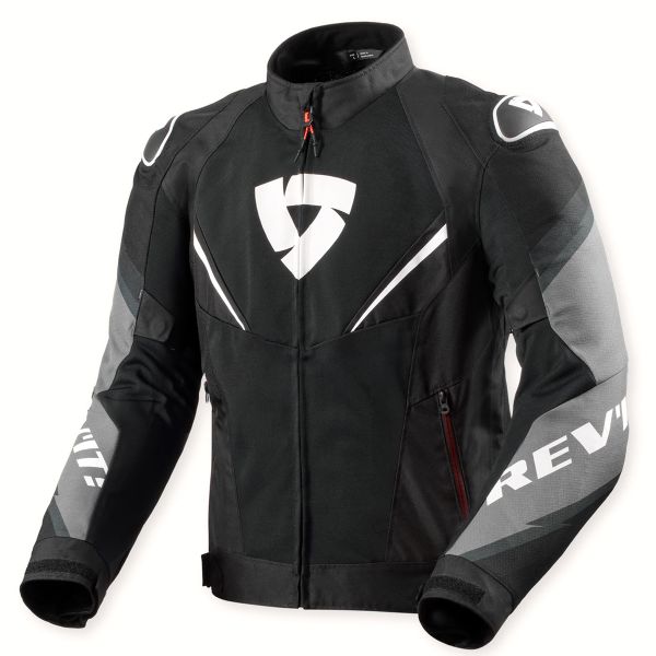 Motorcycle Jackets REV'IT Quantum 3 Air Black White