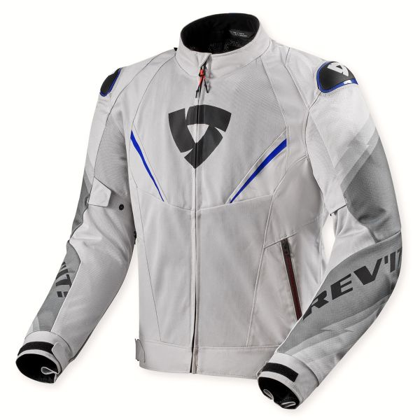 Motorcycle Jackets REV'IT Quantum 3 Air Silver Blue