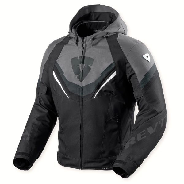 Motorcycle Jackets REV'IT Quantum 3 H2O Black Grey