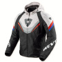 Motorcycle Jackets REV'IT Quantum 3 H2O Black Light Grey