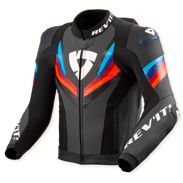 Motorcycle Jackets REV'IT Quantum 3 Pro Black Blue
