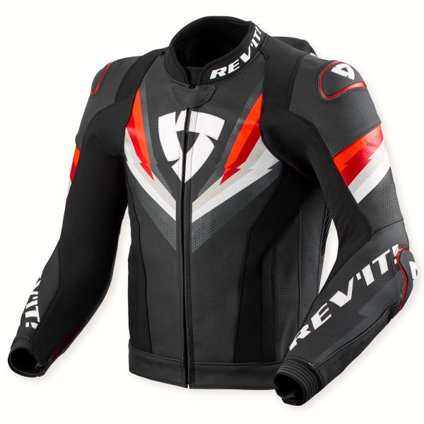 Motorcycle Jackets REV'IT Quantum 3 Pro Black Red