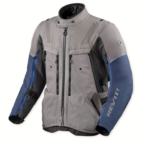 Motorcycle Jackets REV'IT Sand 5 H2O Grey Dark Grey