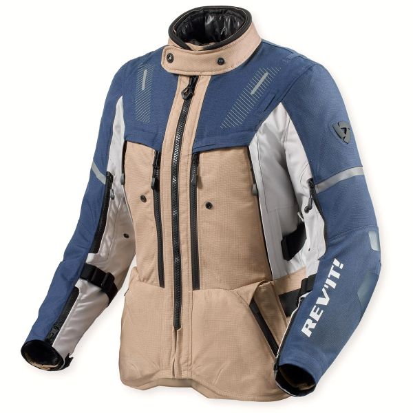 Motorcycle Jackets REV'IT Sand 5 H2O Ladies Sand Blue