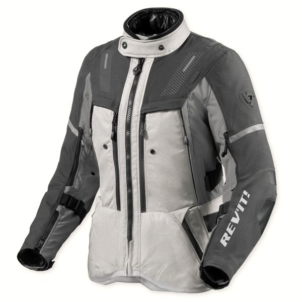 Motorcycle Jackets REV'IT Sand 5 H2O Ladies Silver Anthracite