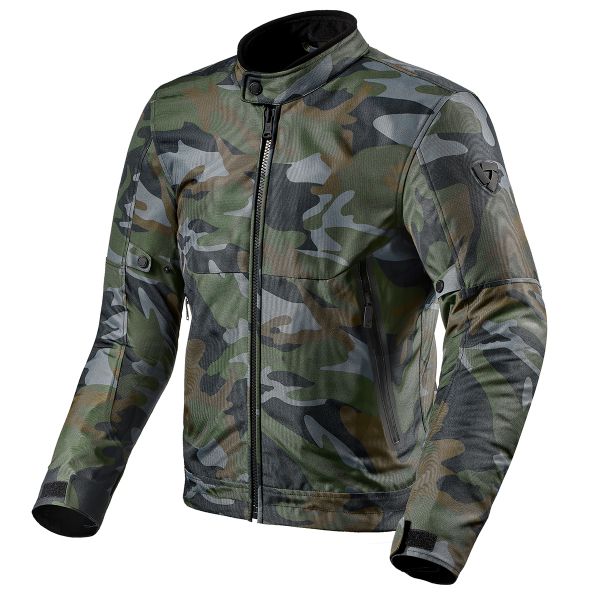 Motorcycle Jackets REV'IT Shade H2O Camo Light Grey