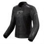 Motorcycle Jackets REV'IT Sprint H2O Ladies Black Charcoal Grey
