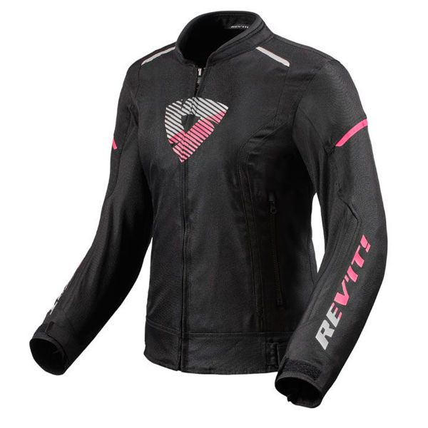 Motorcycle Jackets REV'IT Sprint H2O Ladies Black Pink Motorcycle Jackets REV'IT Sprint H2O Ladies Black Pink