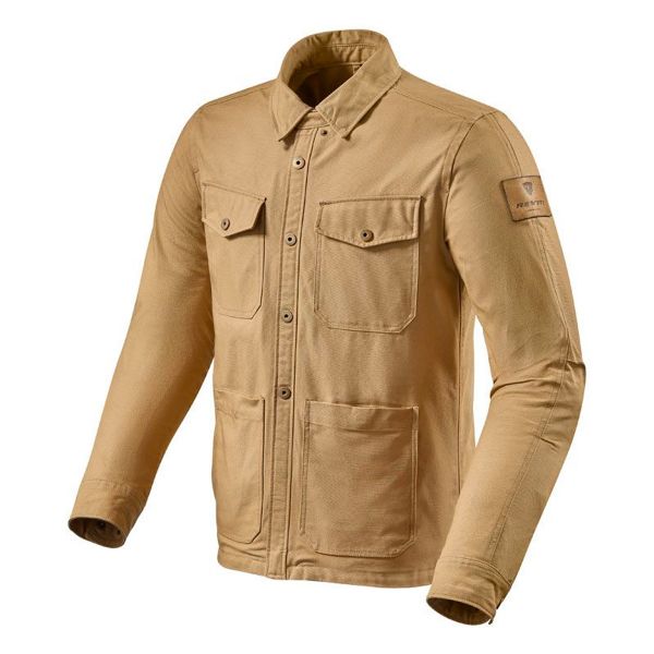 Motorcycle Jackets REV'IT Overshirt Worker Sand