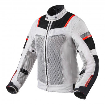 Motorcycle Jackets REV'IT Tornado 3 Ladies Silver Black