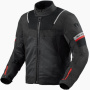 Motorcycle Jackets REV'IT Tornado 4 H2O Black Anthracite