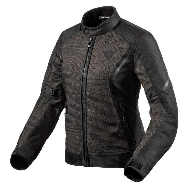 Motorcycle Jackets REV'IT Torque 2 H2O Ladies Black Anthracite