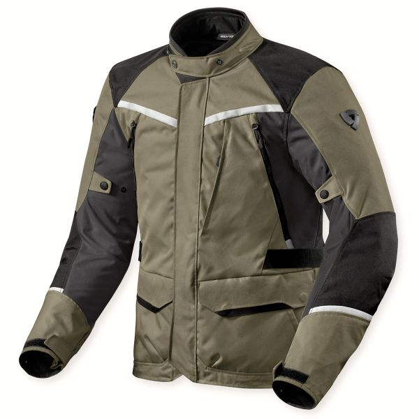 Motorcycle Jackets REV'IT Voltiac 3 H2O Green Anthracite