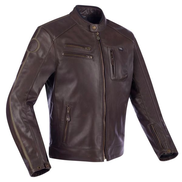 Motorcycle Jackets Segura Devon Brown Kaki