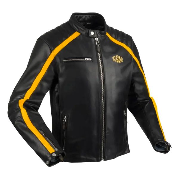 Motorcycle Jackets Segura Formula Noir Jaune Motorcycle Jackets Segura Formula Noir Jaune