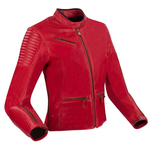 Motorcycle Jackets Segura Lady Curve Red Motorcycle Jackets Segura Lady Curve Red