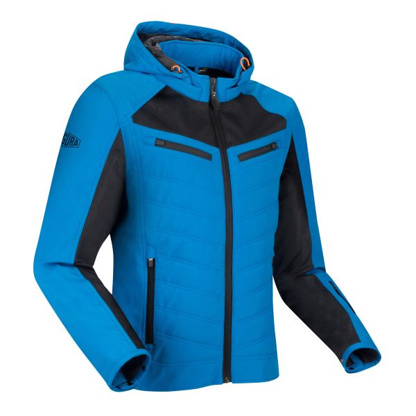 Motorcycle Jackets Segura Natcho Vented Blue Orange Motorcycle Jackets Segura Natcho Vented Blue Orange