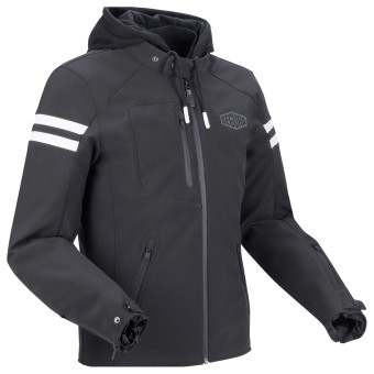 Motorcycle Jackets Segura Ritchy Black & White