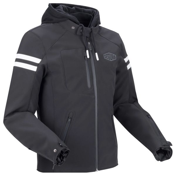 Motorcycle Jackets Segura Ritchy Black & White