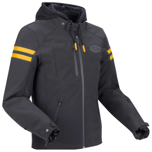 Motorcycle Jackets Segura Ritchy Black yellow