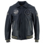 Motorcycle Jackets Von Dutch Brooklyn Leather Wash Black