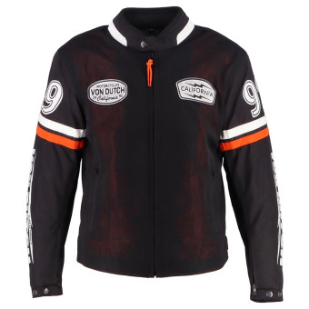 Motorcycle Jackets Von Dutch California Black White