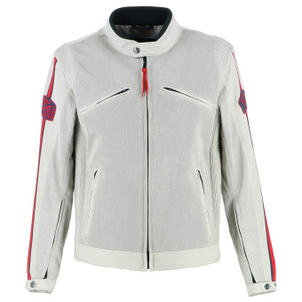 Motorcycle Jackets Von Dutch Fast Air Mesh Silver Red Blue