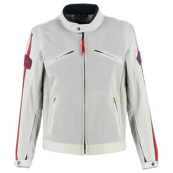Motorcycle Jackets Von Dutch Fast Air Mesh Silver Red Blue