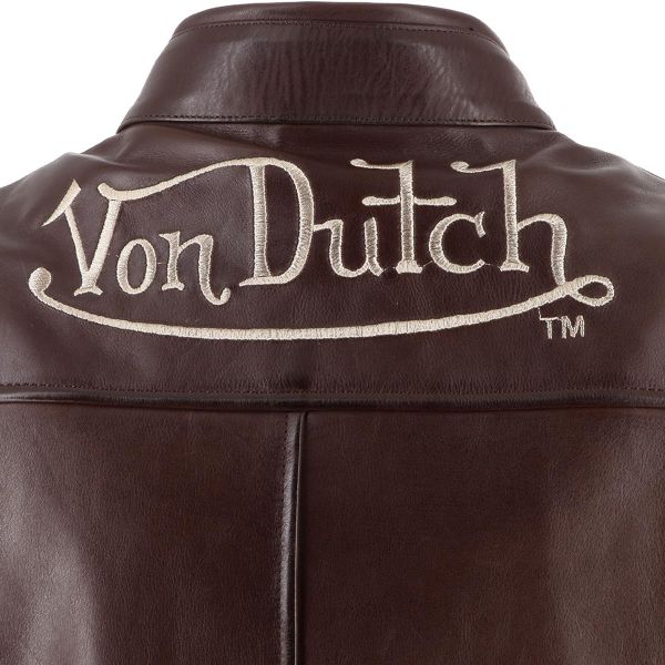 Von Dutch Fast Leather Brown Beige Orange