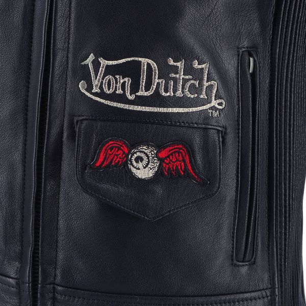 Von Dutch Pretty Leather Soft Black