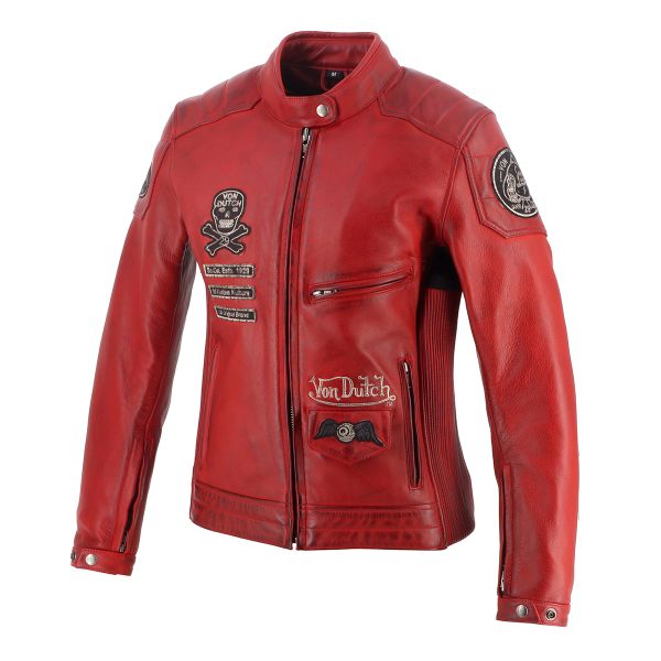 Von Dutch Pretty Leather Soft Red