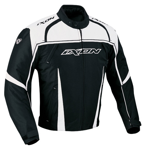 Motorcycle Jackets Ixon Typhon Black White