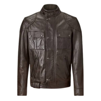 Motorcycle Jackets Belstaff Brooklands Leather Black Brown Motorcycle Jackets Belstaff Brooklands Leather Black Brown