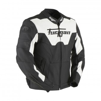 Furygan Bullring Black White + Fury Air Bag System