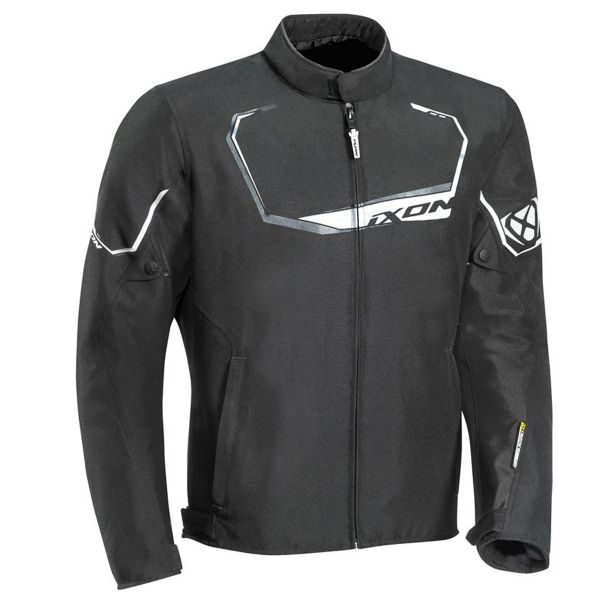 Motorcycle Jackets Ixon Challenge Black White Motorcycle Jackets Ixon Challenge Black White
