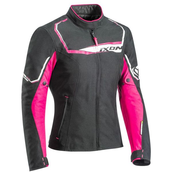 Motorcycle Jackets Ixon Challenge Lady Black Fushia