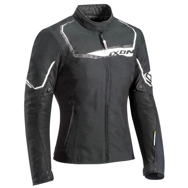 Motorcycle Jackets Ixon Challenge Lady Black White Motorcycle Jackets Ixon Challenge Lady Black White