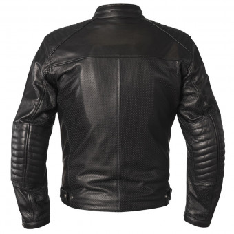 Helstons Classico Leather Perforated Black