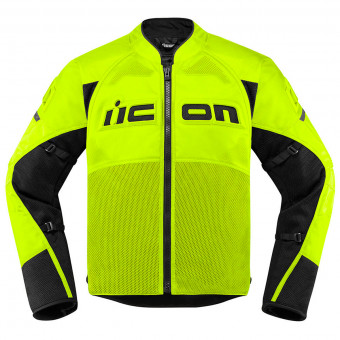 Motorcycle Jackets ICON Contra 2 Hi-Viz Yellow