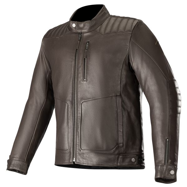 Motorcycle Jackets Alpinestars Crazy Eight Leather Tobacco Brown