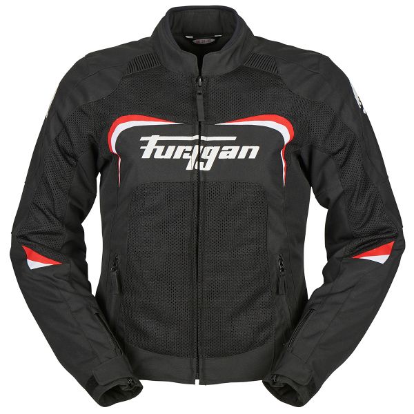 Motorcycle Jackets Furygan Cyane Vented Black White Red