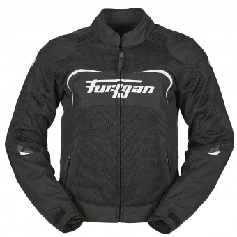 Furygan Cyane Vented Black White + Jet Lady D3O Black Pink