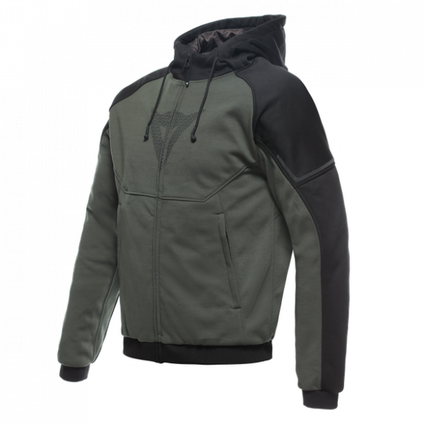 Motorcycle Jackets Dainese Daemon-X Safety Hoodie Green Black Motorcycle Jackets Dainese Daemon-X Safety Hoodie Green Black