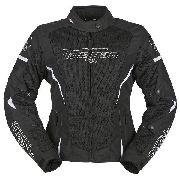 Motorcycle Jackets Furygan Delia 3 in 1 Black White
