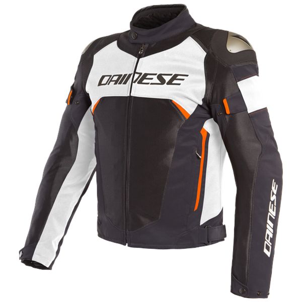 Motorcycle Jackets Dainese Dinamica Air D-Dry Black White Fluo Red