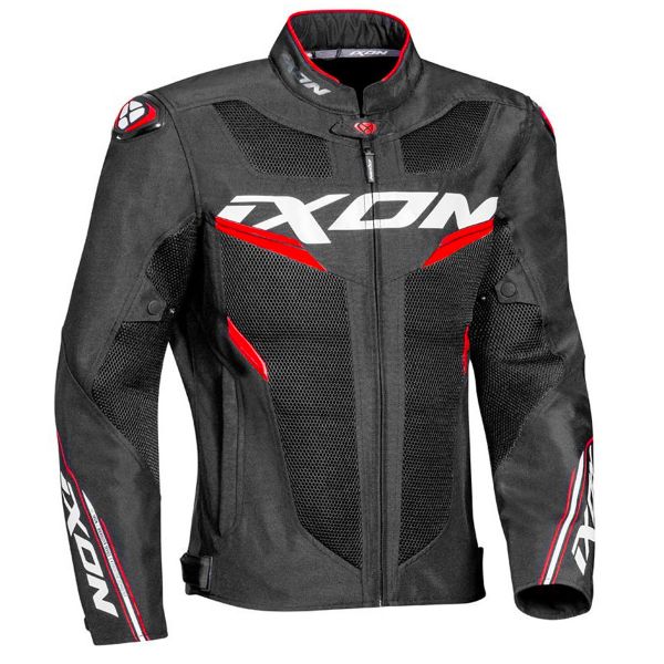 Motorcycle Jackets Ixon Draco Black White Red Motorcycle Jackets Ixon Draco Black White Red