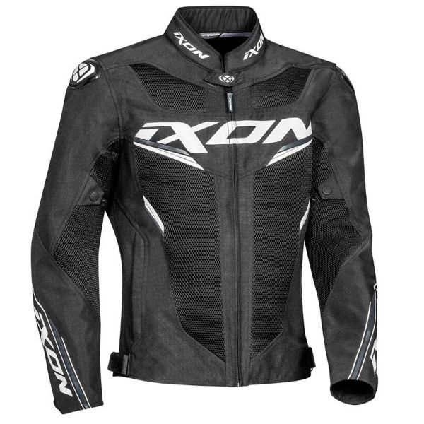 Motorcycle Jackets Ixon Draco Black White Motorcycle Jackets Ixon Draco Black White